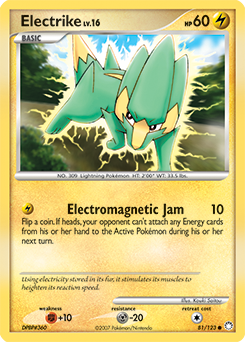 Electrike z edície Mysterious Treasures, karta č.81