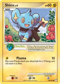 Shinx z edície Mysterious Treasures, karta č.98