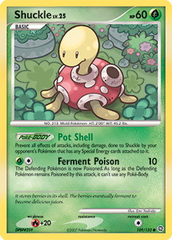 Shuckle z edície Secret Wonders, karta č.109