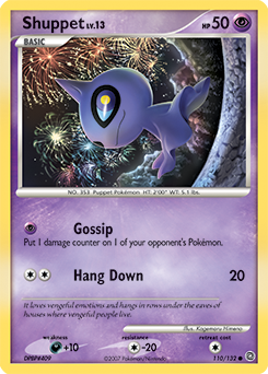 Shuppet z edície Secret Wonders, karta č.110