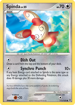 Spinda z edície Secret Wonders, karta č.111