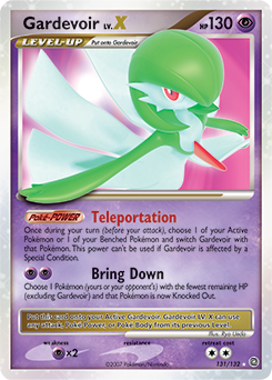 Gardevoir LV.X z edície Secret Wonders, karta č.131