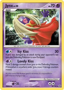 Jynx z edície Secret Wonders, karta č.30
