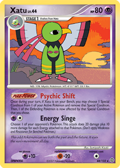 Xatu z edície Secret Wonders, karta č.44