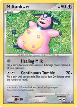 Miltank z edície Secret Wonders, karta č.55