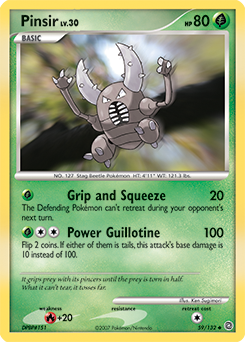 Pinsir z edície Secret Wonders, karta č.59