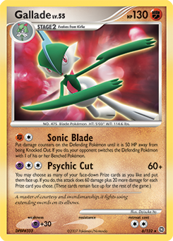 Gallade z edície Secret Wonders, karta č.6