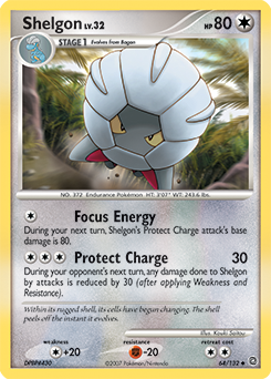 Shelgon z edície Secret Wonders, karta č.64