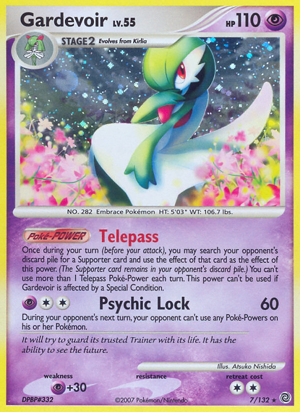 Gardevoir z edície Secret Wonders, karta č.7