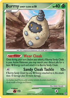 Burmy Sandy Cloak z edície Secret Wonders, karta č.79