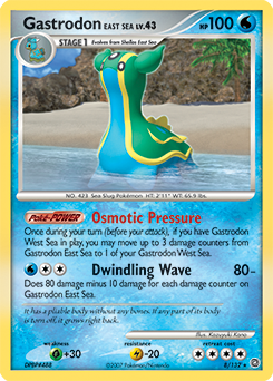 Gastrodon East Sea z edície Secret Wonders, karta č.8