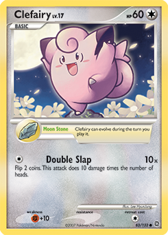 Clefairy z edície Secret Wonders, karta č.83