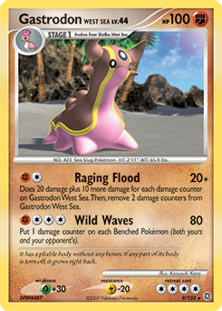 Gastrodon West Sea z edície Secret Wonders, karta č.9