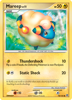 Mareep z edície Secret Wonders, karta č.94