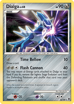Dialga z edície Great Encounters, karta č.16