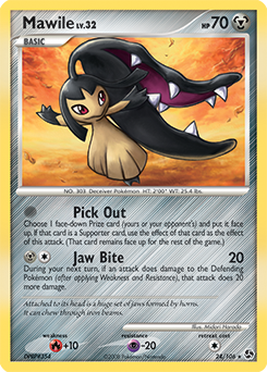 Mawile z edície Great Encounters, karta č.24