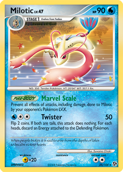 Milotic z edície Great Encounters, karta č.25