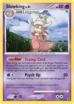 Slowking z edície Great Encounters, karta č.28