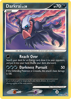 Darkrai z edície Great Encounters, karta č.3