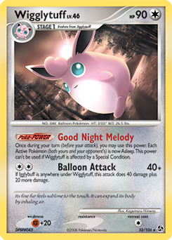 Wigglytuff z edície Great Encounters, karta č.32