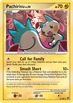 Pachirisu z edície Great Encounters, karta č.5