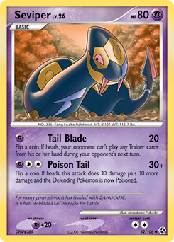 Seviper z edície Great Encounters, karta č.52