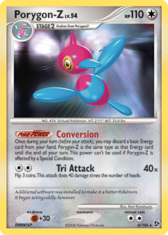 Porygon-Z z edície Great Encounters, karta č.6