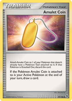 Amulet Coin z edície Great Encounters, karta č.97