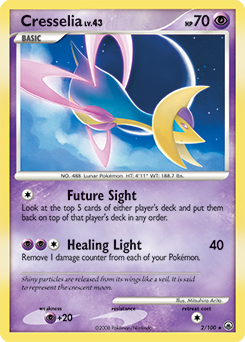 Cresselia z edície Majestic Dawn, karta č.2
