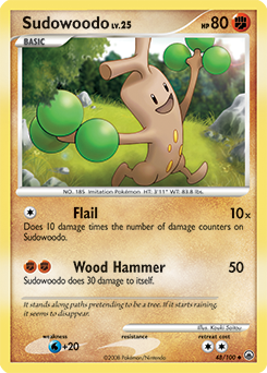 Sudowoodo z edície Majestic Dawn, karta č.48