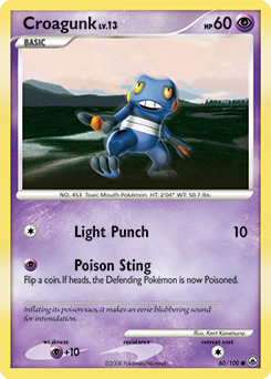 Croagunk z edície Majestic Dawn, karta č.60