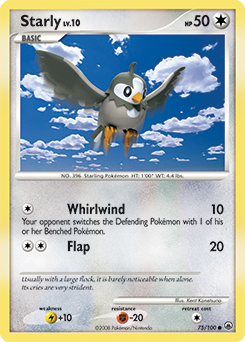 Starly z edície Majestic Dawn, karta č.75
