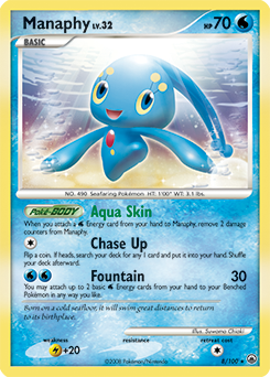Manaphy z edície Majestic Dawn, karta č.8
