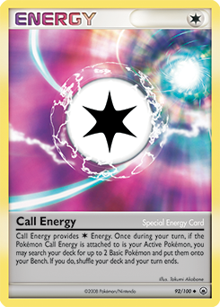 Call Energy z edície Majestic Dawn, karta č.92