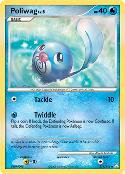Poliwag z edície Legends Awakened, karta č.114