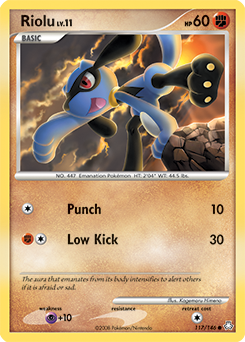 Riolu z edície Legends Awakened, karta č.117