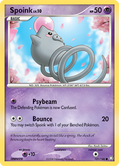 Spoink z edície Legends Awakened, karta č.121