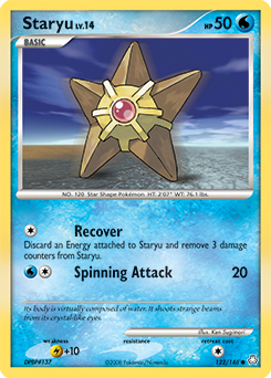 Staryu z edície Legends Awakened, karta č.122