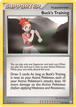Buck's Training z edície Legends Awakened, karta č.130
