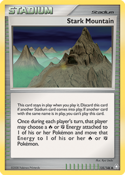 Stark Mountain z edície Legends Awakened, karta č.135