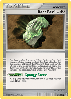 Root Fossil z edície Legends Awakened, karta č.139
