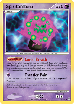 Spiritomb z edície Legends Awakened, karta č.16
