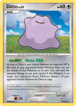 Ditto z edície Legends Awakened, karta č.27