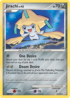 Jirachi z edície Legends Awakened, karta č.31