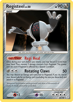 Registeel z edície Legends Awakened, karta č.39