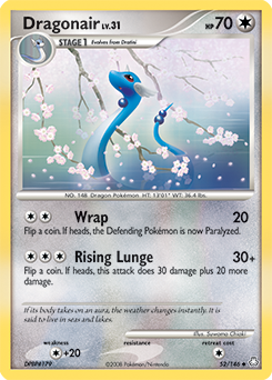 Dragonair z edície Legends Awakened, karta č.52