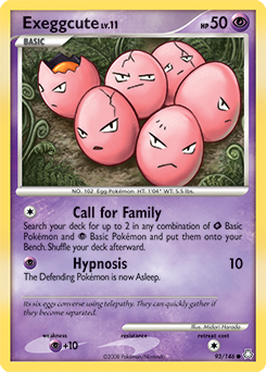 Exeggcute z edície Legends Awakened, karta č.93