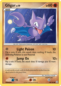 Gligar z edície Legends Awakened, karta č.94