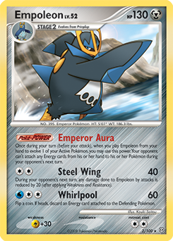 Empoleon z edície Stormfront, karta č.2