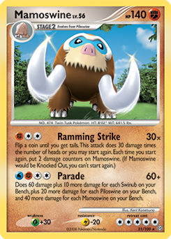Mamoswine z edície Stormfront, karta č.21